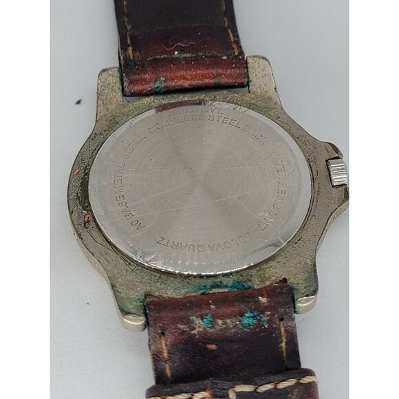 Vintage Caravelle 40B73 Mens Classic Silver Analog Quartz Watch - Picture 9 of 9